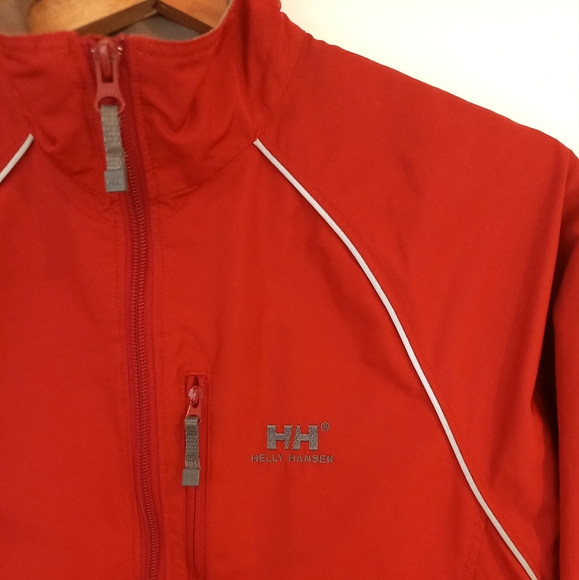 Helly Hansen Mens Red Quarter Zip Showerproof Jacket Size Small - Picture 2 of 7